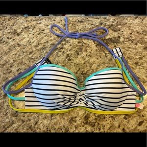VS  Strappy Back Halter Bikini Top-34a-Like New